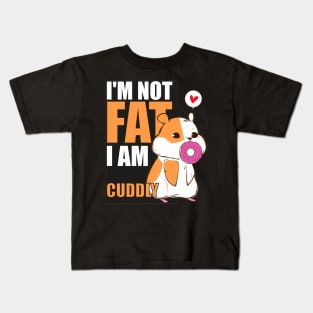 Hamster eating donut Kids T-Shirt